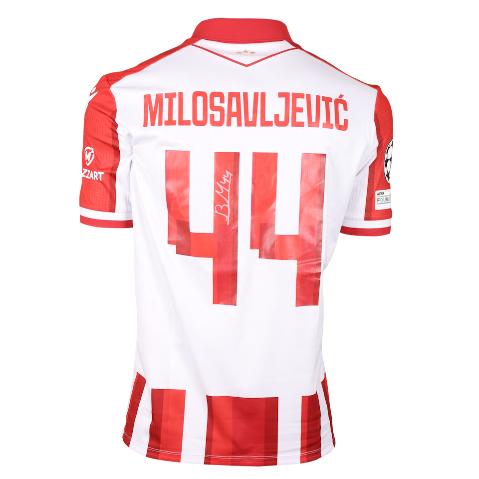 FK Crvena zvezda-Trikot von Veljko Milosavljević
