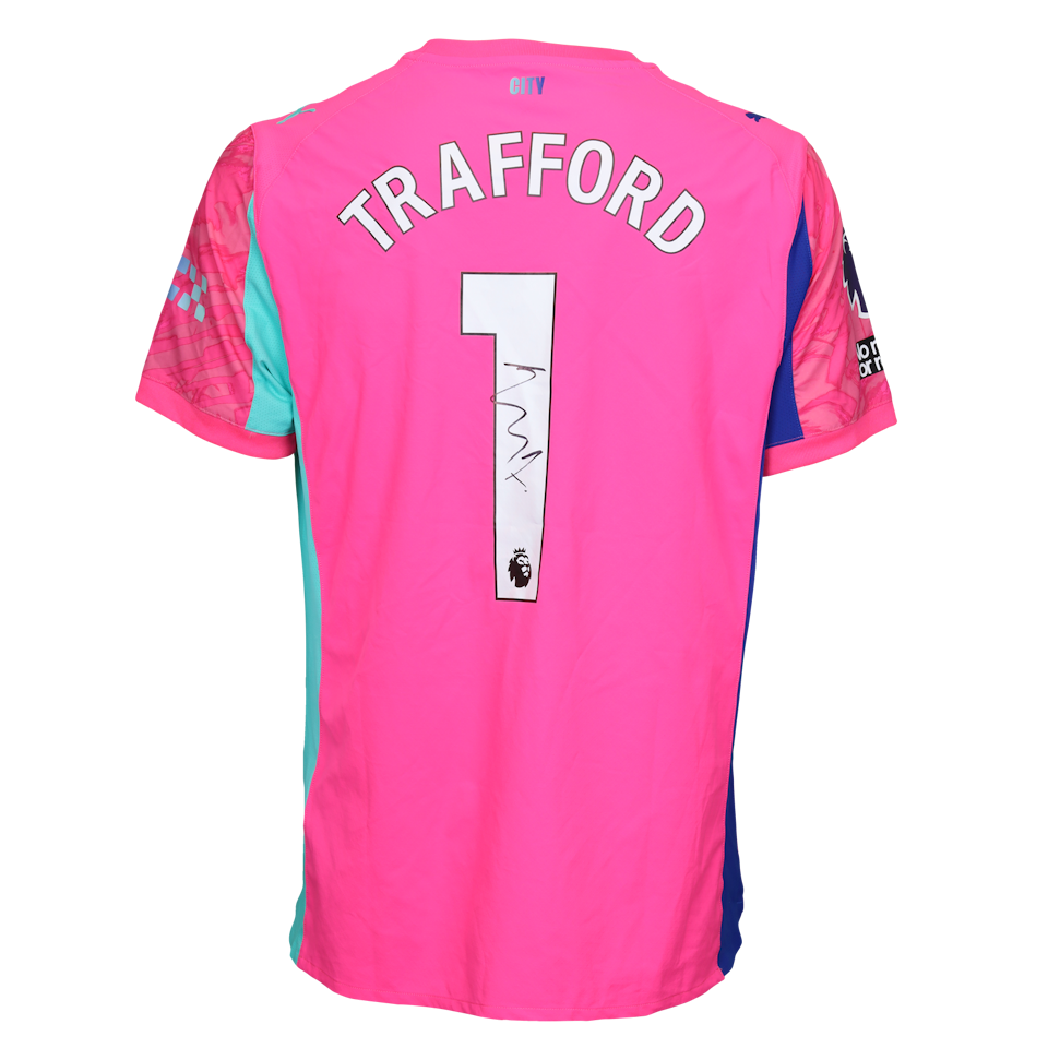 James Trafford Manchester City shirt