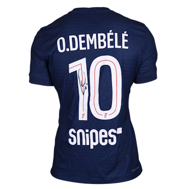 来自Paris Saint-Germain的Ousmane Dembélé球衣