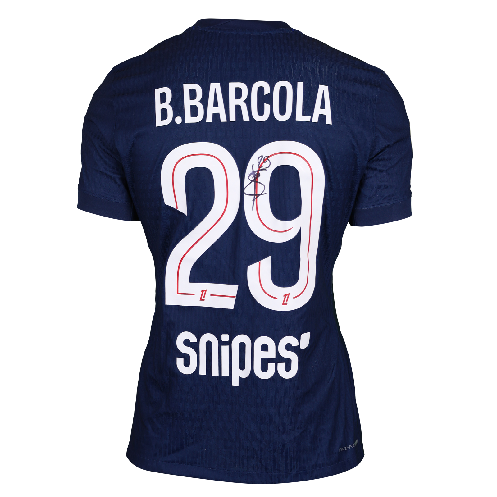 Bradley Barcola Paris Saint-Germain shirt
