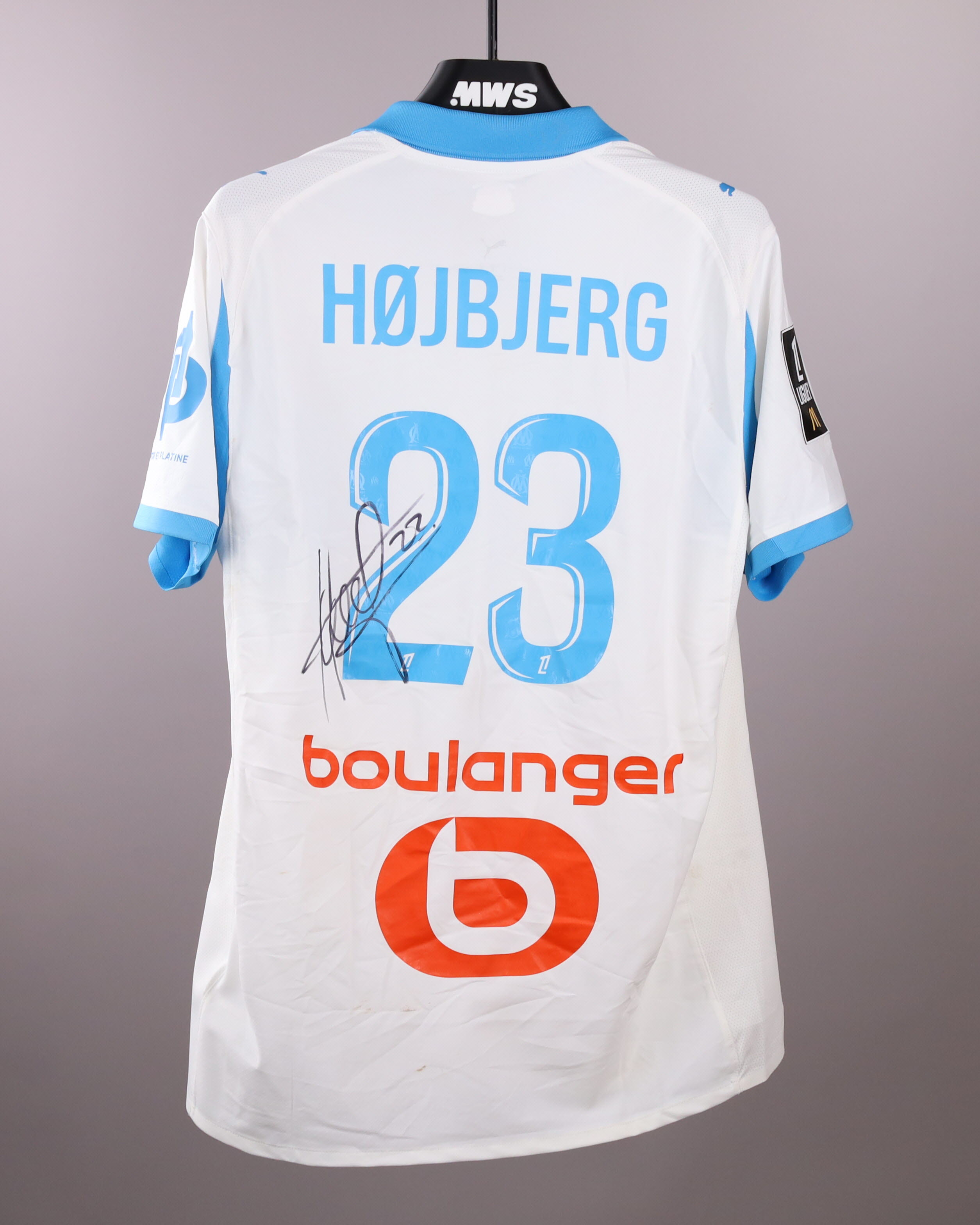 Pierre-Emile Højbjerg Olympique de Marseille shirt