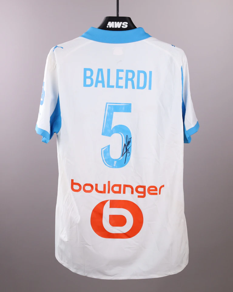 来自Olympique de Marseille的Leonardo Balerdi球衣