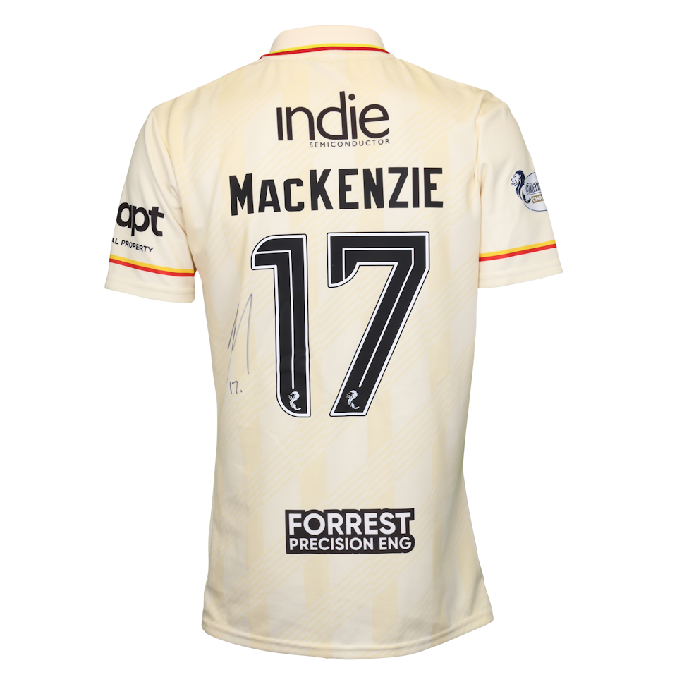 Zander Mackenzie Partick Thistle shirt