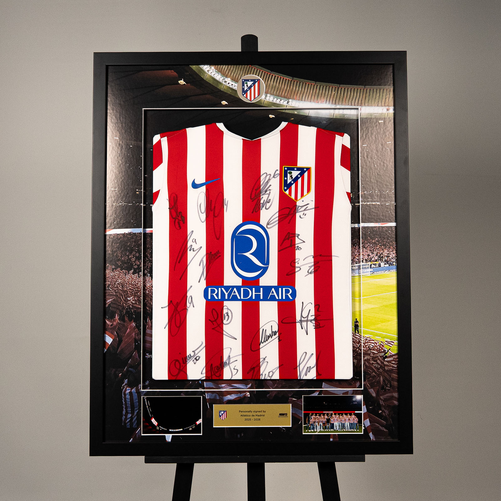 Official Atlético de Madrid Soccer Game-Worn Jerseys