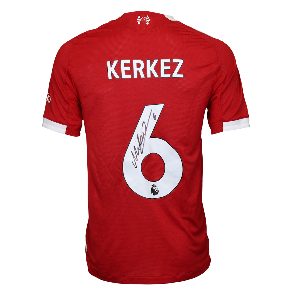 Milos Kerkez Liverpool jersey