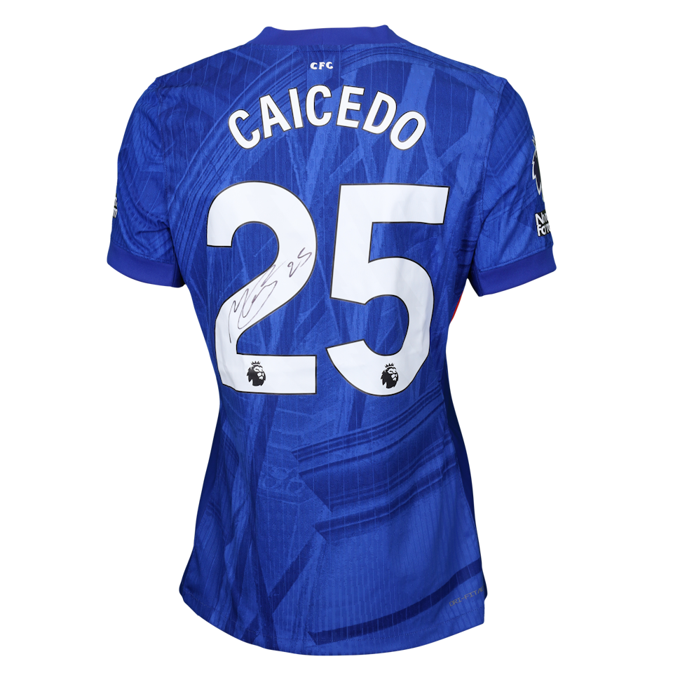 Moisés Caicedo Chelsea shirt