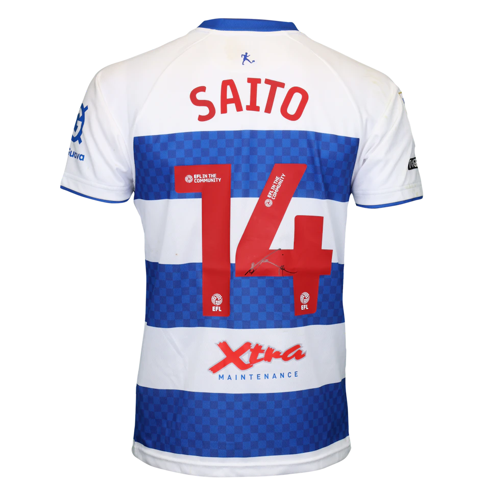 来自Queens Park Rangers的Koki Saito 斉藤光毅球衣
