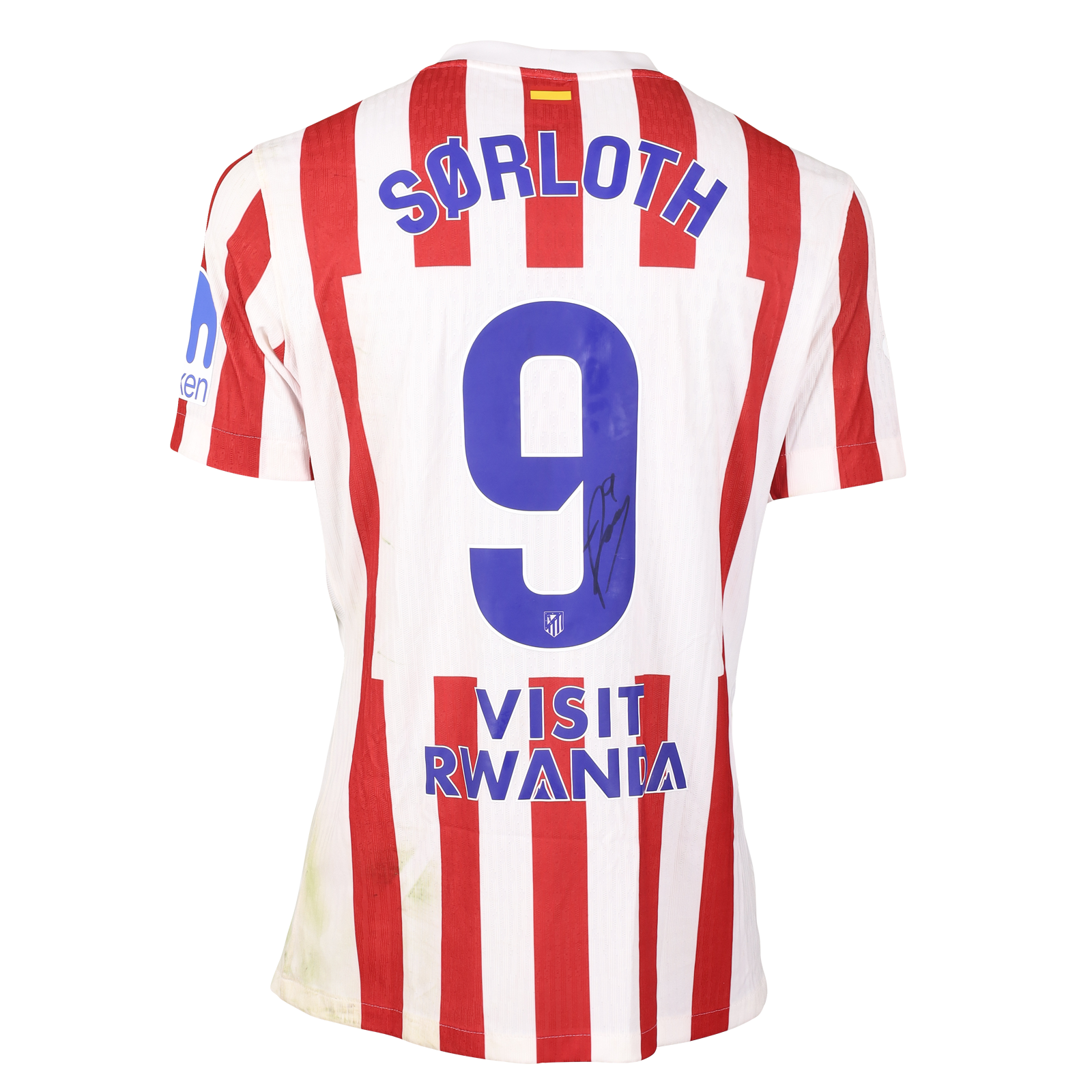 Alexander Sørloth Atlético de Madrid のシャツ