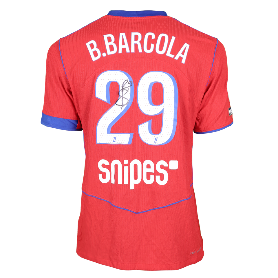 Paris Saint-Germain-Trikot von Bradley Barcola
