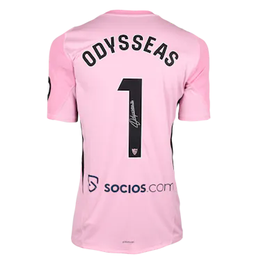 Sevilla FC-Trikot von Odysseas Vlachodimos