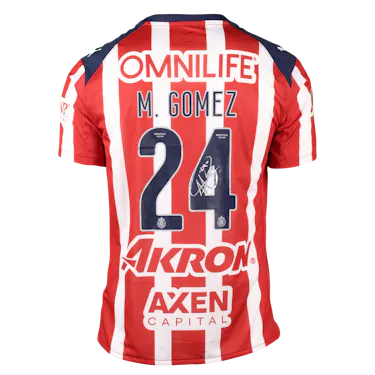 Miguel Alejandro Gómez Ortiz Chivas Guadalajara camisa.