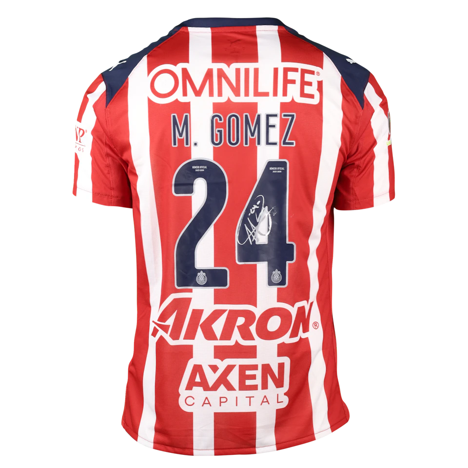 Miguel Alejandro Gómez Ortiz Chivas Guadalajara camisa.