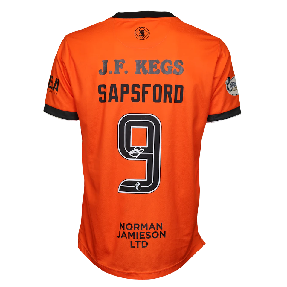 Zachary Sapsford Dundee United のシャツ
