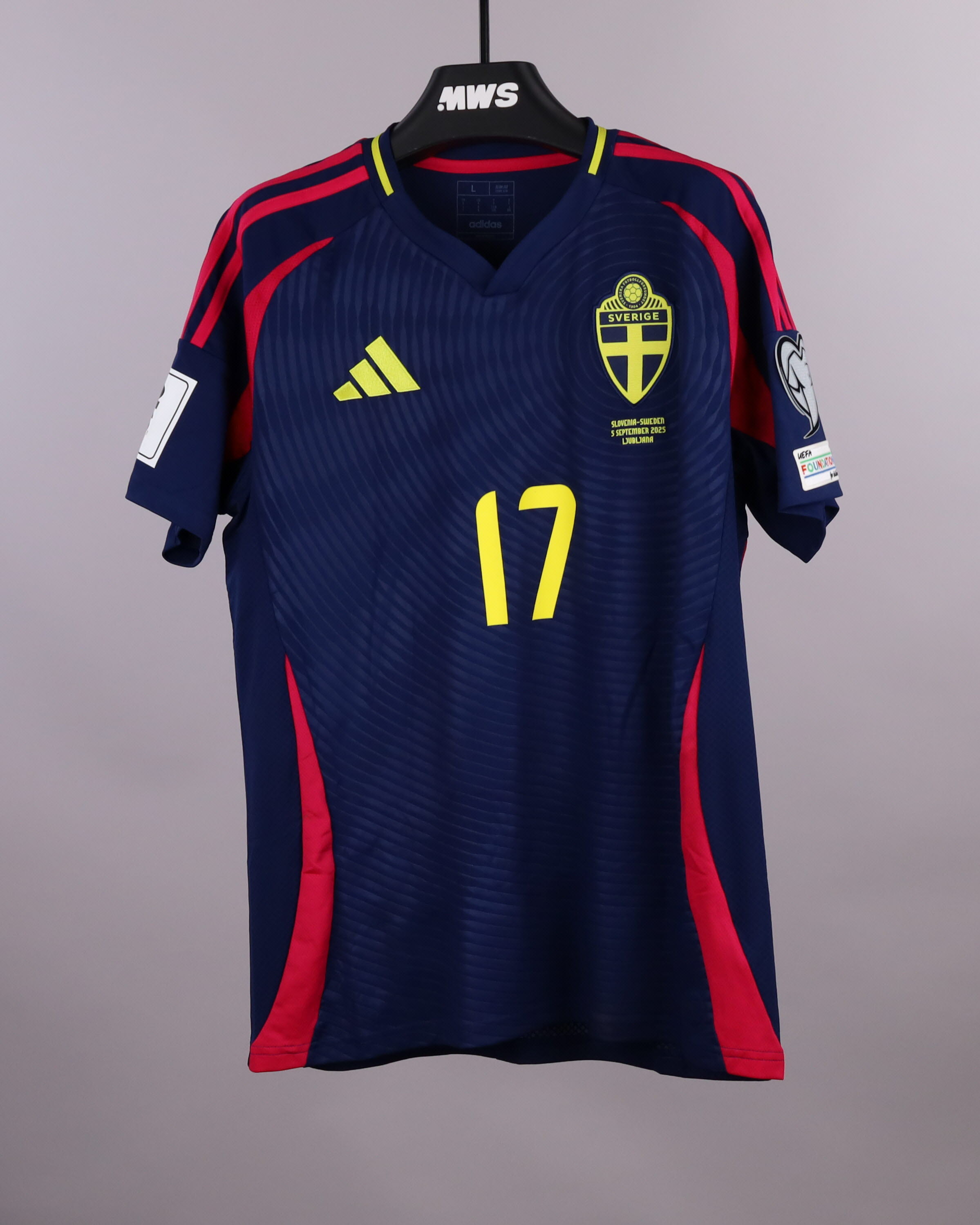 Viktor Gyökeres | Slovenia - Sweden | MatchWornShirt
