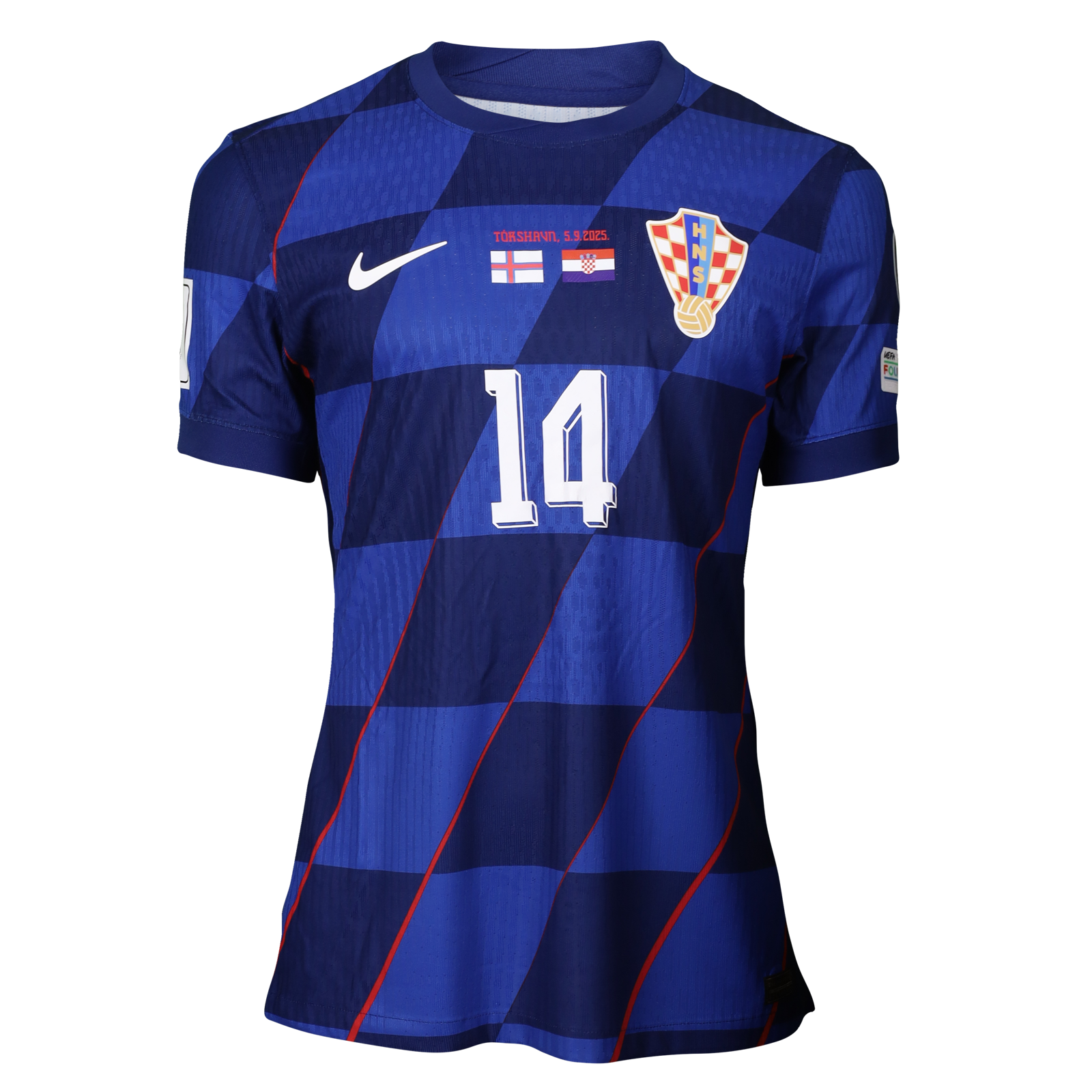 Ivan Perišić | Croatia | Faroe Islands - Croatia | MatchWornShirt