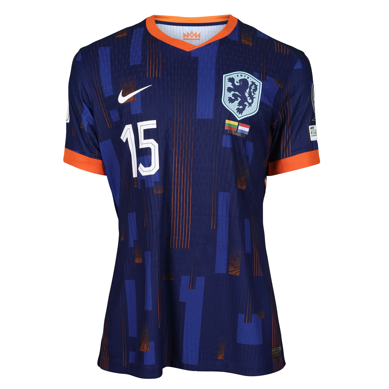 Matthijs de Ligt | Lithuania - Netherlands | MatchWornShirt