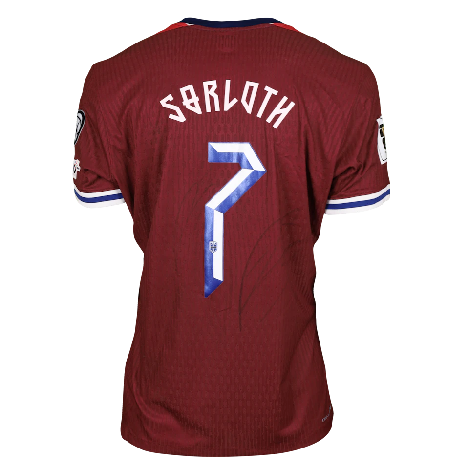 Alexander Sørloth | Norway - Moldova | MatchWornShirt
