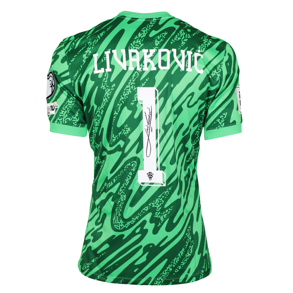 Dominik Livaković Croatia jersey
