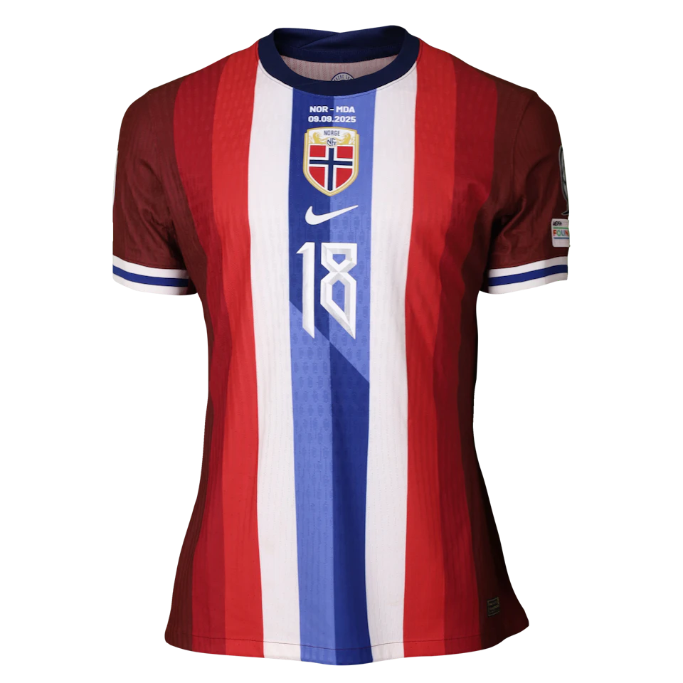 来自Norway的Thelo Aasgaard球衣