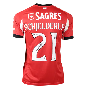 来自SL Benfica的Andreas Schjelderup球衣