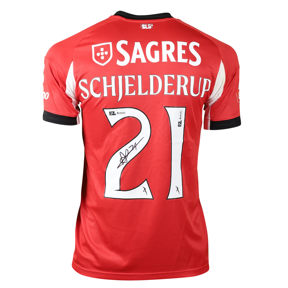 来自SL Benfica的Andreas Schjelderup球衣