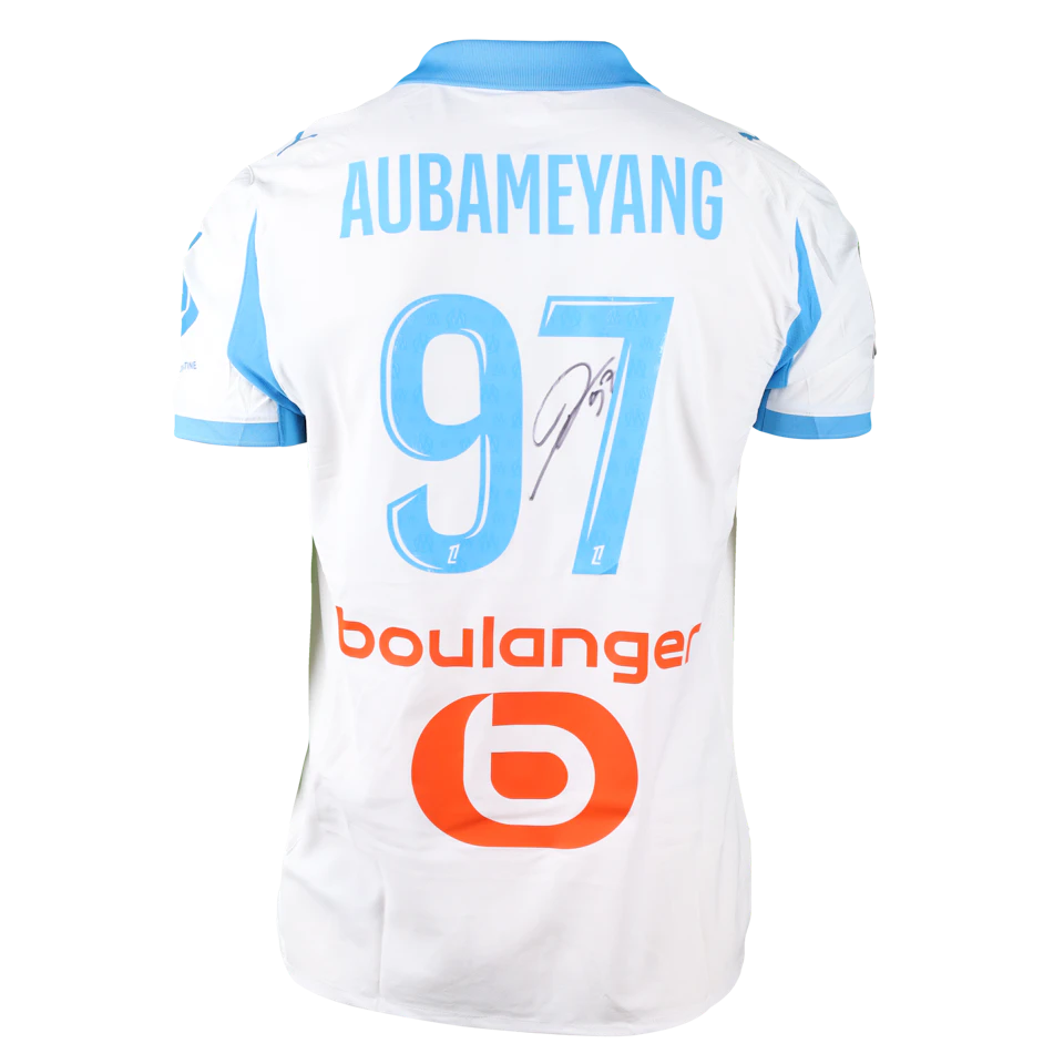 Olympique de Marseille-Trikot von Pierre-Emerick Aubameyang