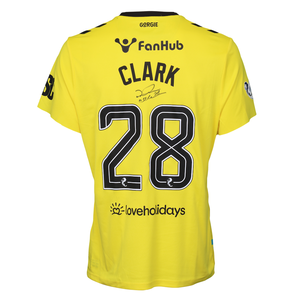Zander Ranger Zander Clark | Rangers - Heart of Midlothian | MatchWornShirt