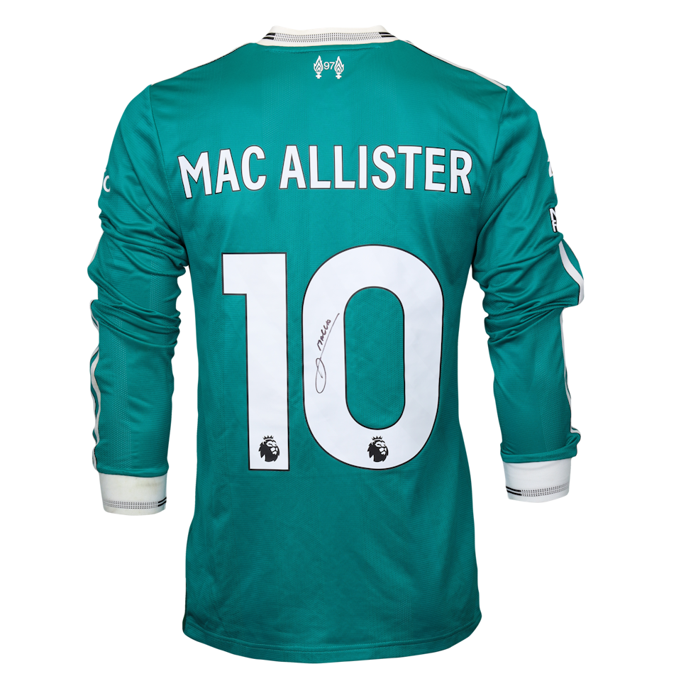 Alexis Mac Allister Liverpool shirt