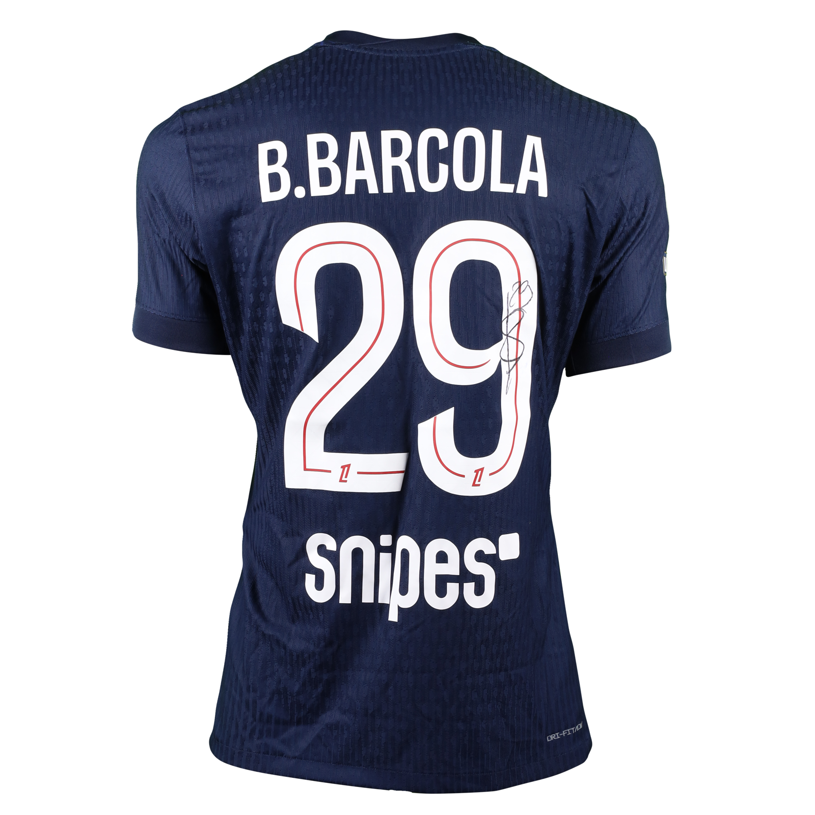 Bradley Barcola Paris Saint-Germain shirt