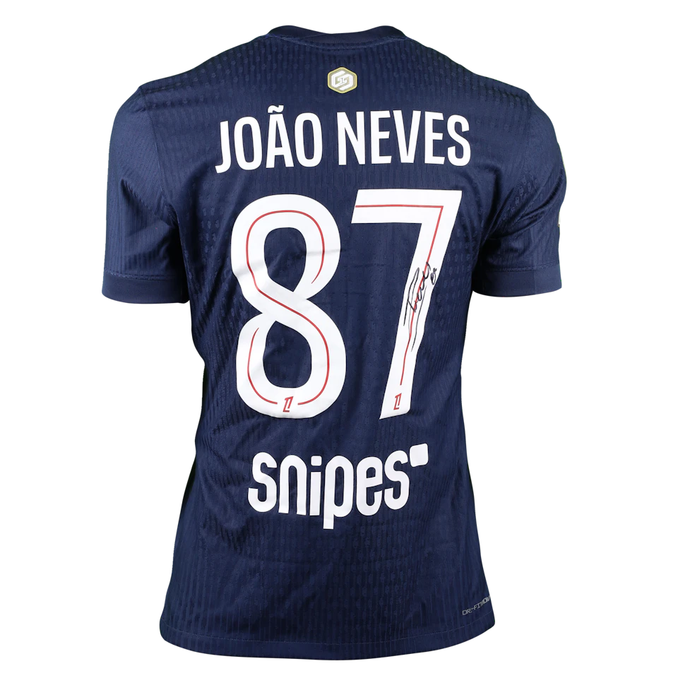 João Neves Paris Saint-Germain shirt
