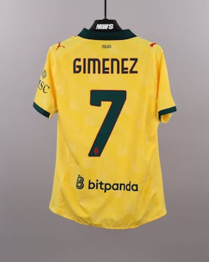 Santiago Tomás Giménez AC Milan jersey