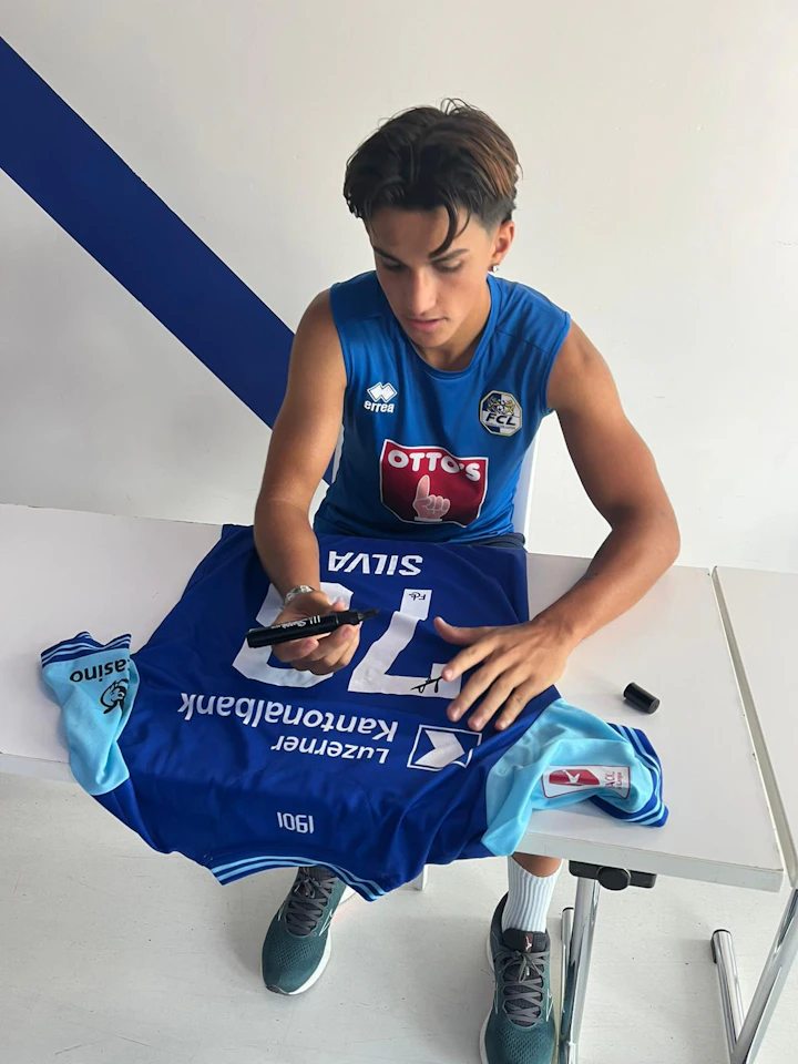 Silva Manuel Lucas Ferreira FC Luzern jersey