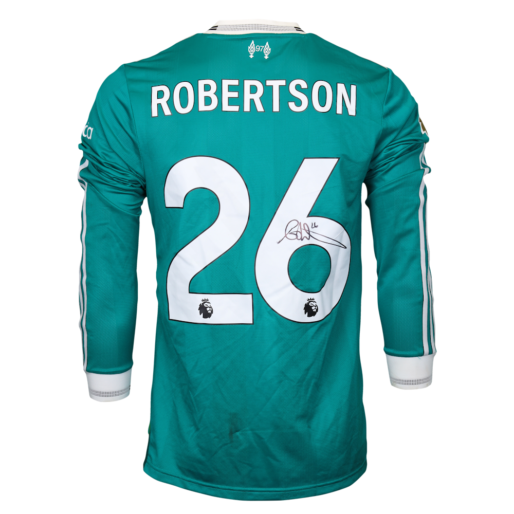 Andrew Robertson | Burnley - Liverpool | MatchWornShirt