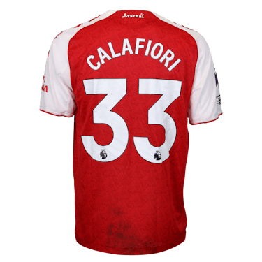 Riccardo Calafiori Arsenal camisa.