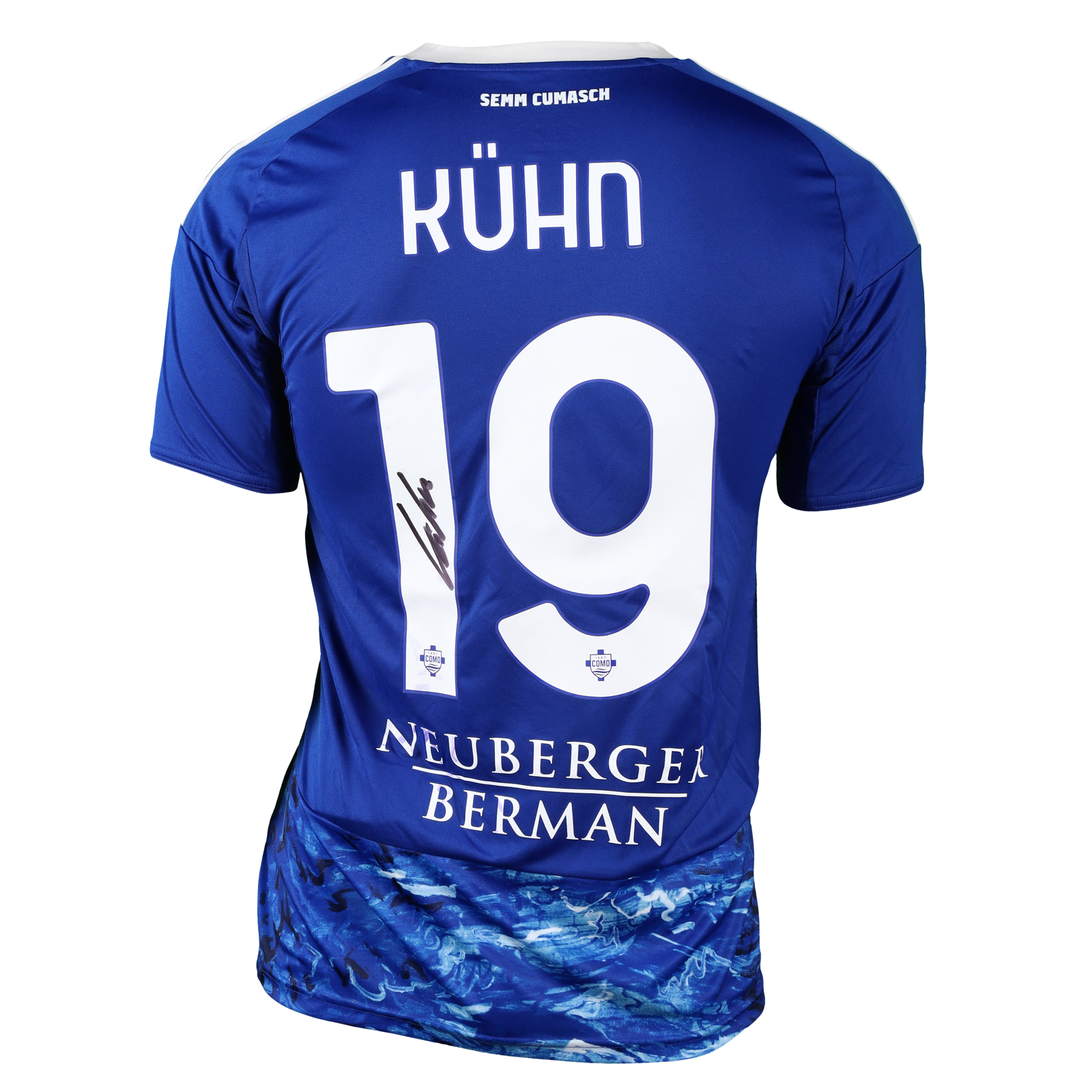 Como 1907 コモ Away ユニフォーム Nicolas Kuhn Nicolas Kuhn of Como