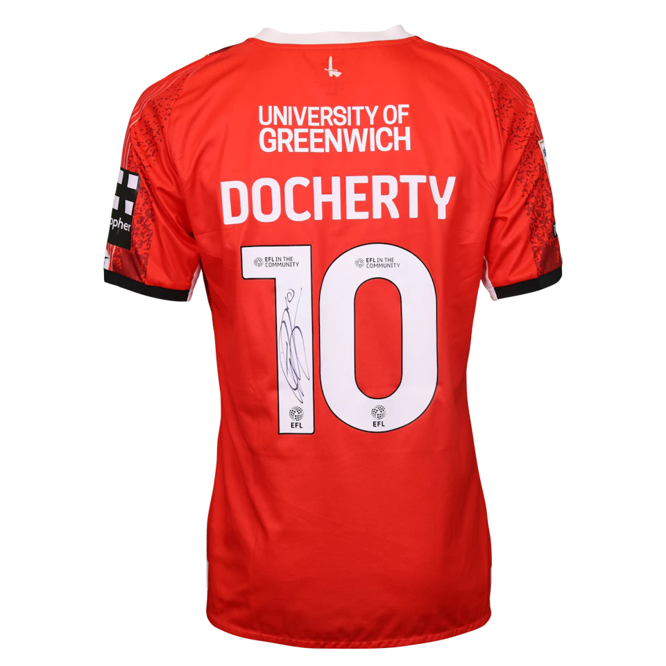 Greg Docherty Charlton Athletic camisa.