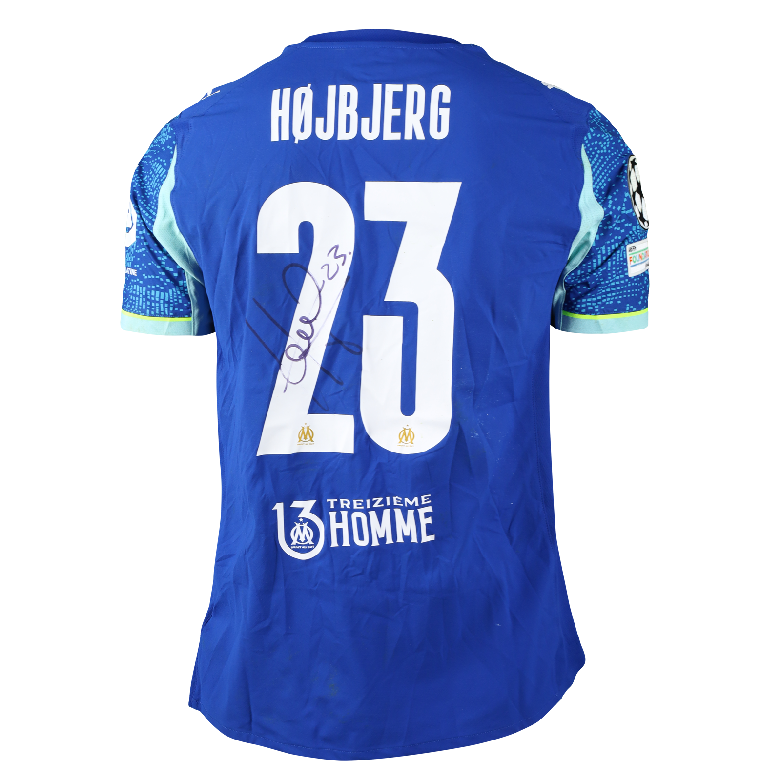 Pierre-Emile Højbjerg Olympique de Marseille shirt
