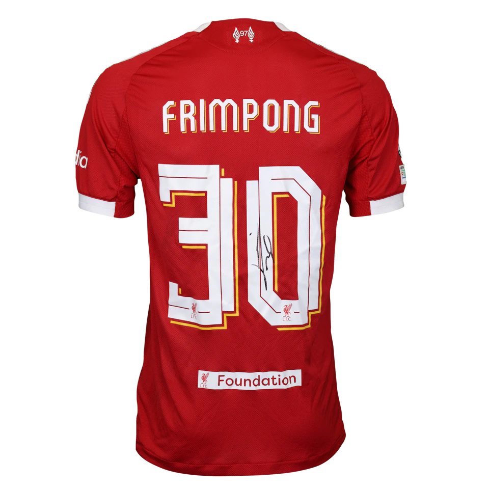 来自Liverpool的Jeremie Frimpong球衣