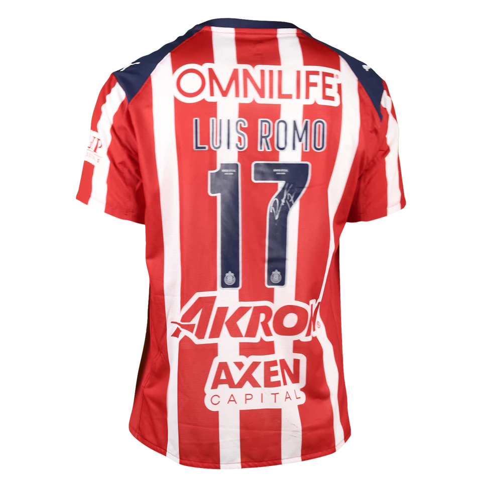 Chivas Guadalajara 팀의 Luis Francisco Romo Barrón 셔츠