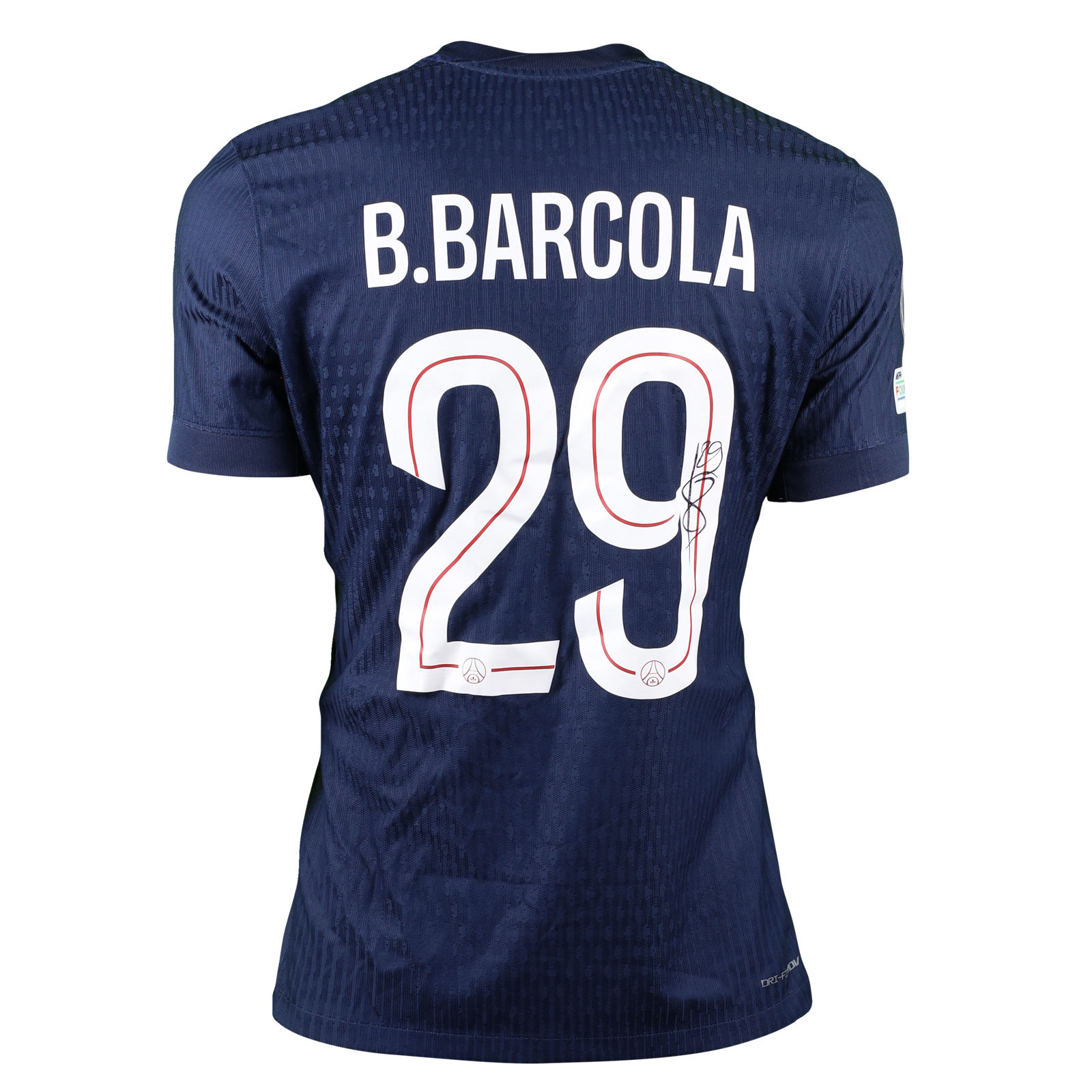Bradley Barcola Paris Saint-Germain shirt