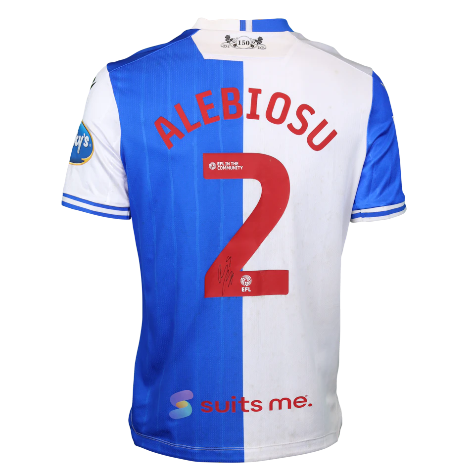 Ryan Alebiosu Blackburn Rovers camisa.