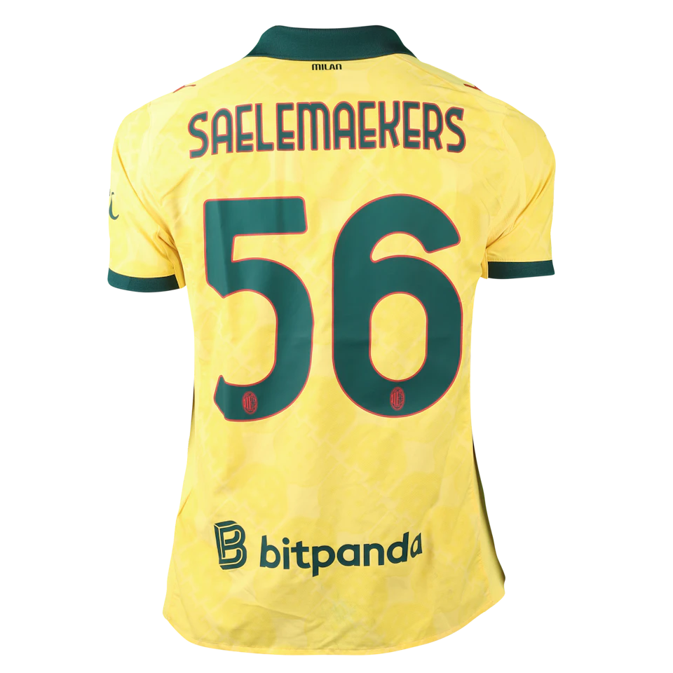 AC Milan-Trikot von Alexis Saelemaekers