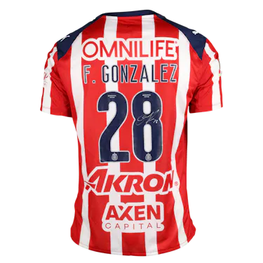 来自Chivas Guadalajara的Fernando Rubén González Pineda球衣