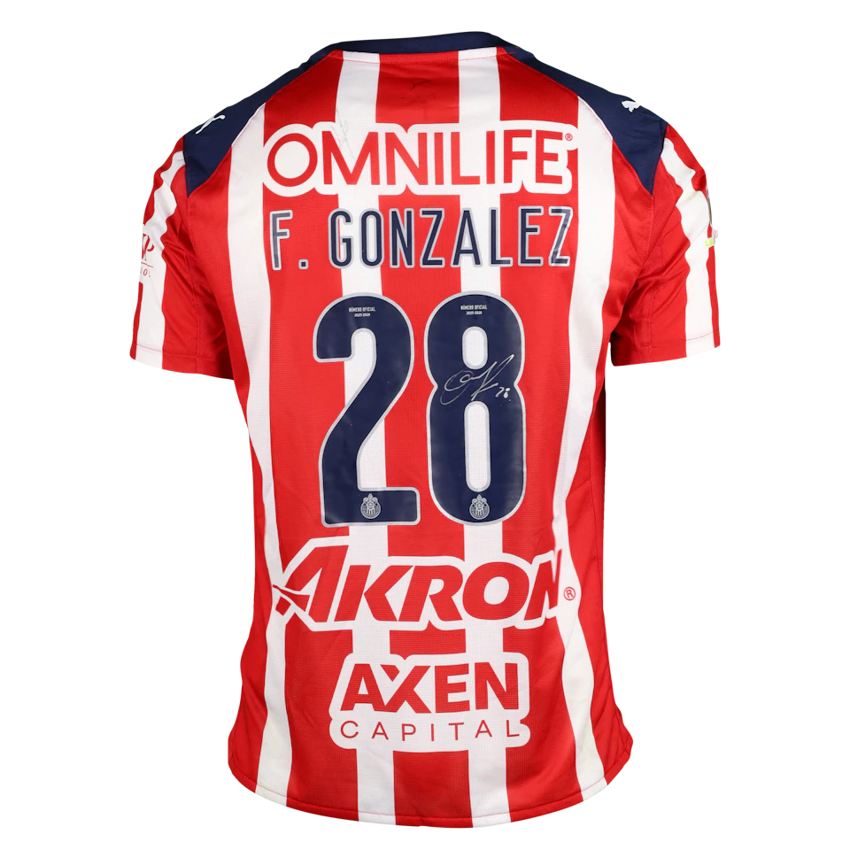 来自Chivas Guadalajara的Fernando Rubén González Pineda球衣