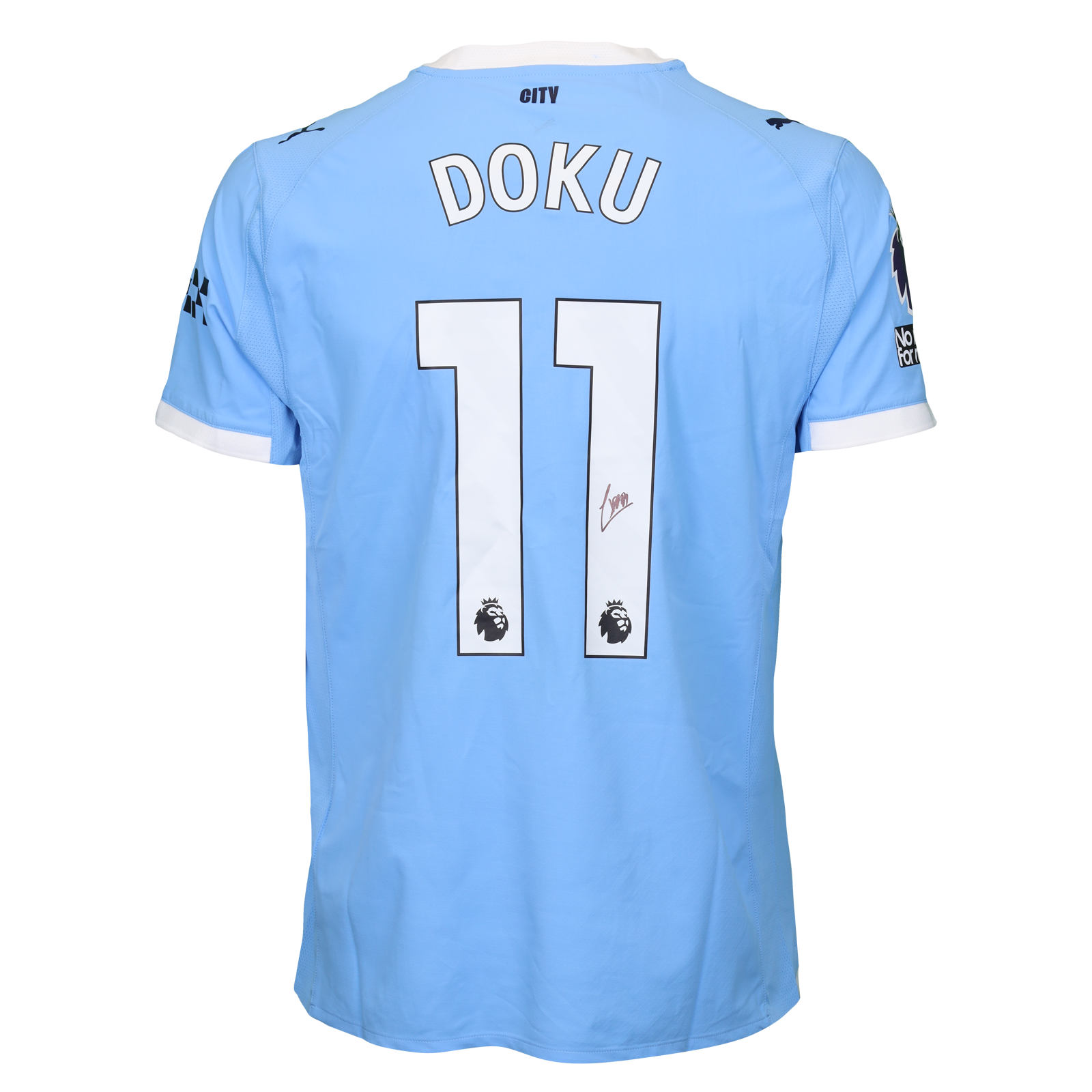 Jeremy Doku | Arsenal - Manchester City | MatchWornShirt