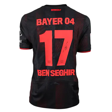 来自Bayer Leverkusen的Eliesse Ben Seghir球衣