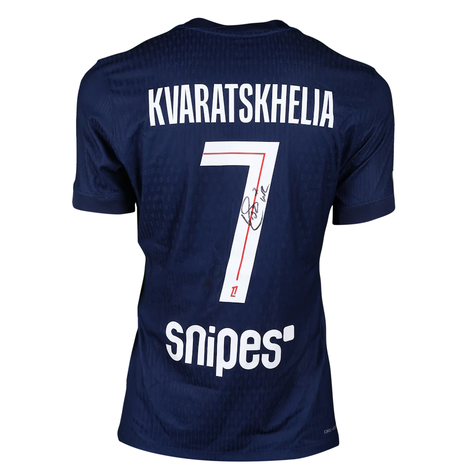 Khvicha Kvaratskhelia Paris Saint-Germain jersey