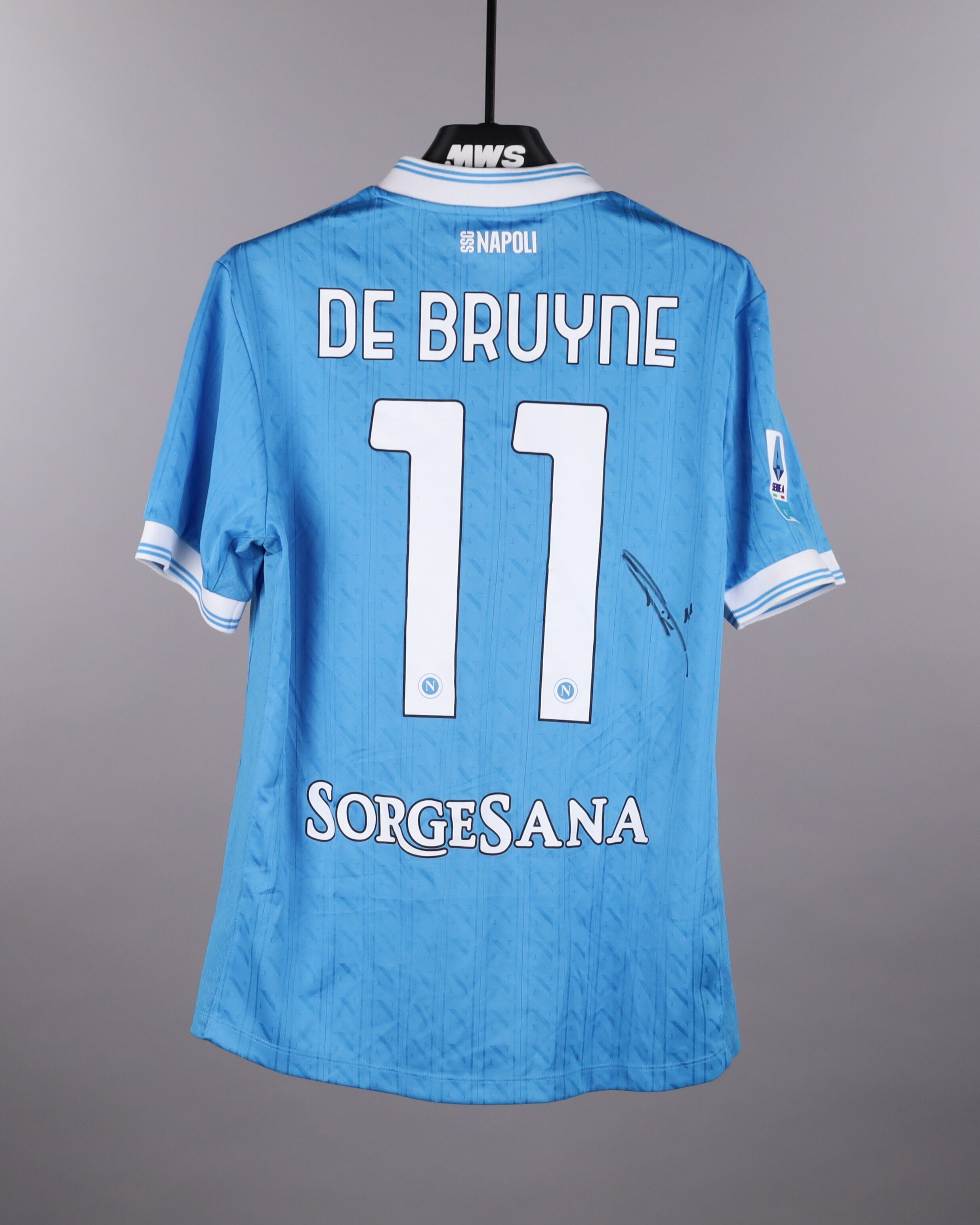 SSCナポリ DE BRUYNE 11 シャツ De Bruyne Jersey No. 11 2025