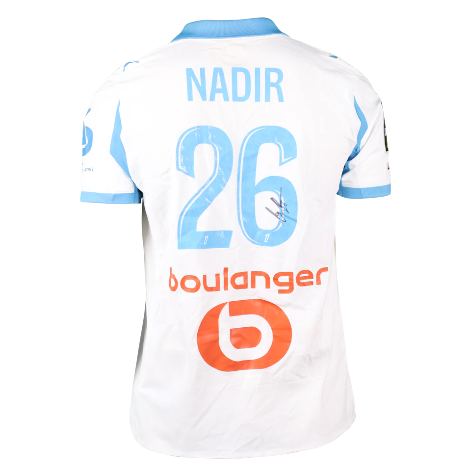 来自Olympique de Marseille的Bilal Nadir球衣