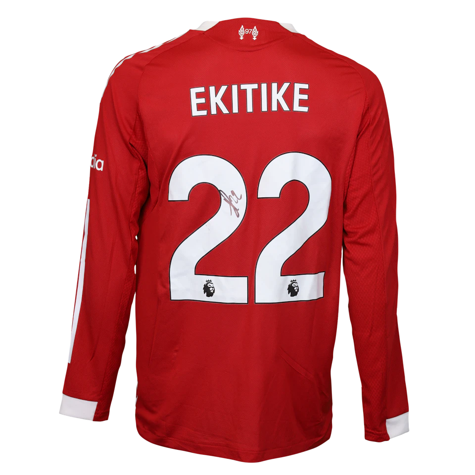 Hugo Ekitike Liverpool shirt